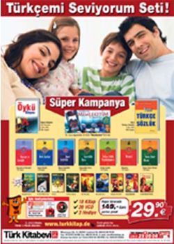 Güzel Türkcemi  Seviyorum Seti (18 Kitap + 26 VCD Film+ 2 Hediye)