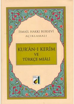 Kuran-i Kerim'in Türkce Meali Ismail Hakki Bursevi (Cep Boy)