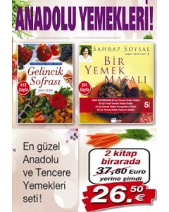 En Güzel Anadolu ve Tencere Yemekleri (2 Renkli Resimli Kitap)