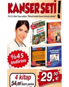 Kanseri Önleme ve   Şifalı Bitkiler Seti  101 Çözüm Önerisi   (4 Kitap + 10,- Euro   Hediye Kuponu)