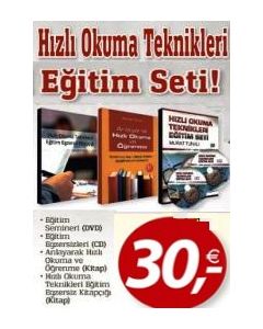 Hızlı Okuma Teknikleri  Eğitim Seti   (2 Kitap + 1 DVD + 1 VCD Birlikte)