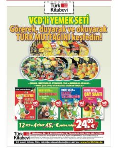 Vcd'li Yemek ve Tatlı Seti   (12 VCD + 4 Kitap)