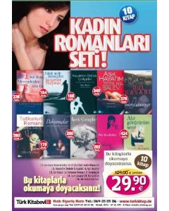 Kadın Romanları Seti  (10 Kitap Birarada)   Çok Satan Romanlar  Süper Indirimli