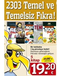 2303 Temel ve  Temelsiz Fıkra  (5 Kitap Birarada)