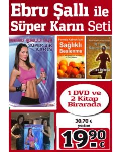 Ebru Şallı ile Süper Karın Seti   (1 DVD + 2 Kitap Birarada)