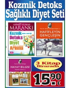 Kozmik Detoks Sağlıklı Diyet Seti (3 Kitap Birarada) Maranki'nin En Yeni Kitabı bu Sette!