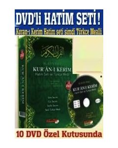 DVD'li Hatim Seti  (10 DVD Birarada)  Görüntülü Türkçe Mealli