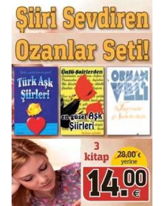 Şiiri Sevdiren Ozanlar Seti (3 Kitap Birarada) En Güzel Aşk Şiirleri