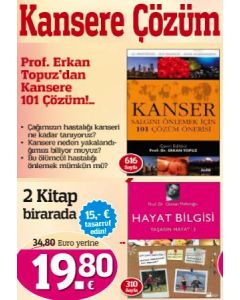 Kansere Çözüm  101 Çözüm Önerisi  (2 Kitap Birarada)