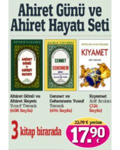 Ahiret Günü ve  Ahiret Hayati Seti (3 Kitap Birarada)