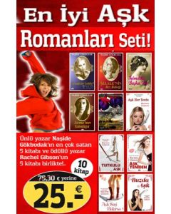 En Iyi Aşk Romanları Seti Naşide Gökbudak ve  Rachel Gibson'un En iyi Romanları! (10 Kitap Birarada)