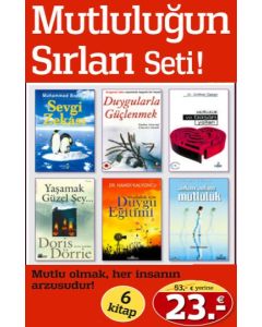 Mutluluğun Sırları Seti  (6 Kitap Birarada)  Adım Adım Mutluluk  Başlıyor!