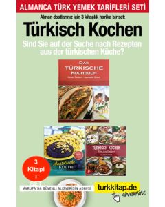 Türkisch Kochen - Almanca Yemek Kitapları (3 Kitap + 1 CD)