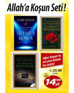 Allaha Koşun Seti (3 Kitap Birarada)  Uğur Koşar'ın en Yeni Kitabı bu Sette!