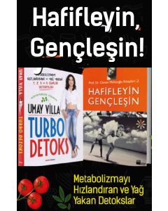 Turbo Detoks - Hafifleyin, Gençleşin  (2 Kitap Birarada)  