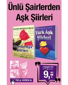 Ünlü Şairlerden   Aşk Şiirleri   (2 Kitap Birarada)   Nazım Hikmet, Orhan Veli, Attila İlhan, Cemal Süreya