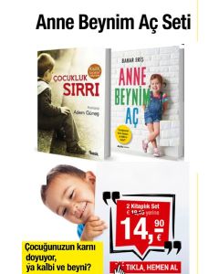 Anne Beynim Aç Seti (2 Kitap Birarada)