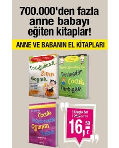 Çocuğunuza  Sınır Koyma  (3 Kitap Birarada)  700 Binden Fazla Anne Babayı Eğiten Kitaplar