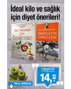 Kan Grubunuza Göre Beslenme Seti  (2 Kitap Birarada)  Dr. Mehmet Öz'ün  Tavsiye Ettiği Kitap bu sette!