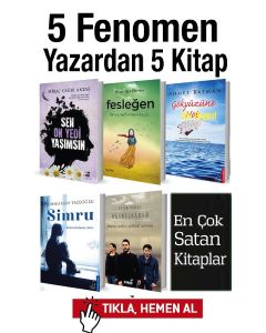 5 Fenomen Yazardan  5 Kitap Seti En Çok Satanlar!