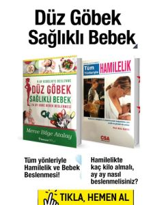 Düz Göbek Sağlıklı Bebek Seti (2 Kitap Birarada) Tüm Yönleriyle Hamilelik ve Bebek Beslenmesi!