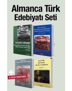 Almanca Türk Edebiyatı Seti (4 Kitap Birarada) Nazım Hikmet, Yunus Emre, Saik Faik