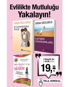 Evlilikte Mutluluğu Yakalayın (3 Kitap Birarada) Doğan Cüceloğlu'nun Yeni Kitabı bu sette!