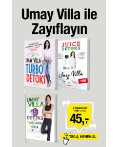 Umay Villa ile Zayıflayın (3 Kitap Birarada) Aç Kalmadan Kilolara Veda Edin!