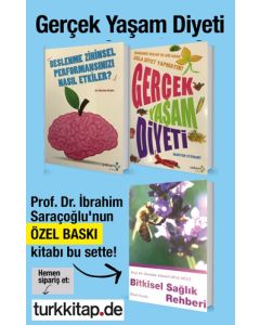 Gerçek Yaşam Diyeti Seti (3 Kitap Birarada) İbrahim Saraçoğlu'nun Kitabı bu sette!