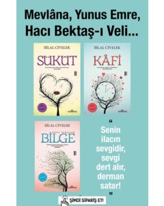 Sükut - Kafi ve Bilge Seti - (Mevlana, Yunus Emre ve Hacı Bektaş-ı Veli) 3 Kitap Birarada