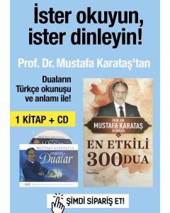 En Etkili 300 Dua Seti (1 Kitap + 1 CD Birarada) Duanın Canlandırıcı Nefesini Hissedin!