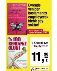 Yeniden Başlamanın Gizemli Gücü Seti (2 Kitap Birarada) Nuray Sayarı'nın Yeni Kitabı bu sette!