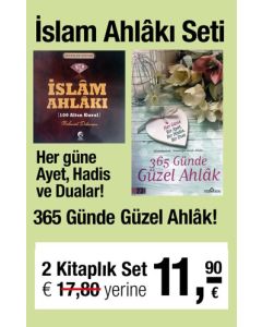 İslam Ahlakı Seti (2 Kitap Birarada) Her Güne Ayet, Hadis ve Dualar!
