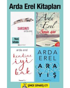 Arda Erel'in Bütün Kitapları Seti - Yeni Kitap Sarsıntı bu sette!