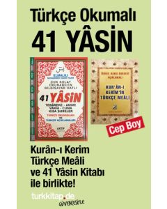 Türkçe Okunuşlu 41 Yasin ve Türkçe Kuran-ı Kerim Meli