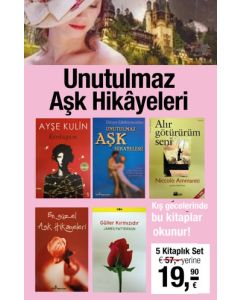 Unutulmaz Aşk Hikayeleri Seti  (5 Kitap Birarada) 