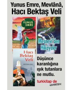 Yunus Emre, Mevlana ve Hacı Bektaş Veli (3 Kitap)