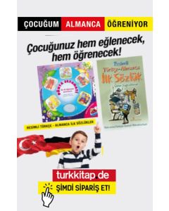 Çocuğum Almanca Öğreniyor Seti (2 Kitap) Tamamen Renkli ve Resimli!