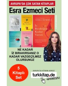 İz Bıraktığın Kadar Varsın Seti (5 Kitap) Esra Ezmeci Bütün Kitapları
