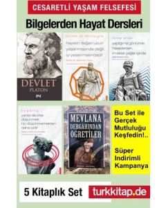 Bilgelerden Hayat Dersleri Seti: Cesaretli Yaşama Felsefesi (5 Kitap)