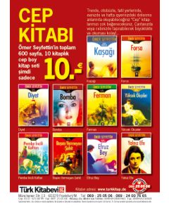 Ömer Seyfeddin  Cep Kitaplari Seti (10 Cep Kitap Birarada)