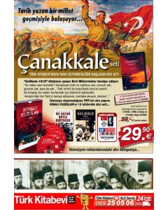 Çanakkale ve Gelibolu Seti 13 VCD + 1 DVD+ 2 Kitap + 2 Hediye